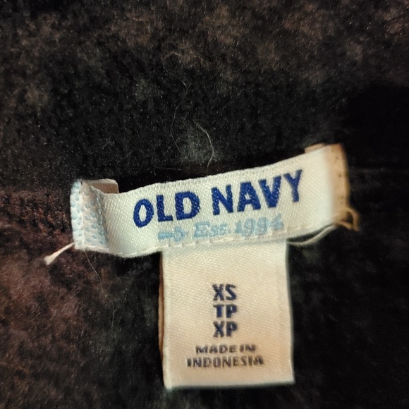 Like New Girls Old Navy Black Fleece Jacket - Picture 4 of 4